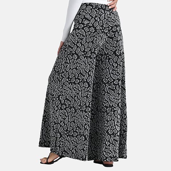 Shop Lc Tamsy Silver Printed Pajama With Crystal Waist - One Size Fits Most