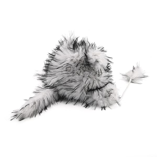 Shop Lc Tamsy White Hat With Bicolor Long Fur And Ears Decoration