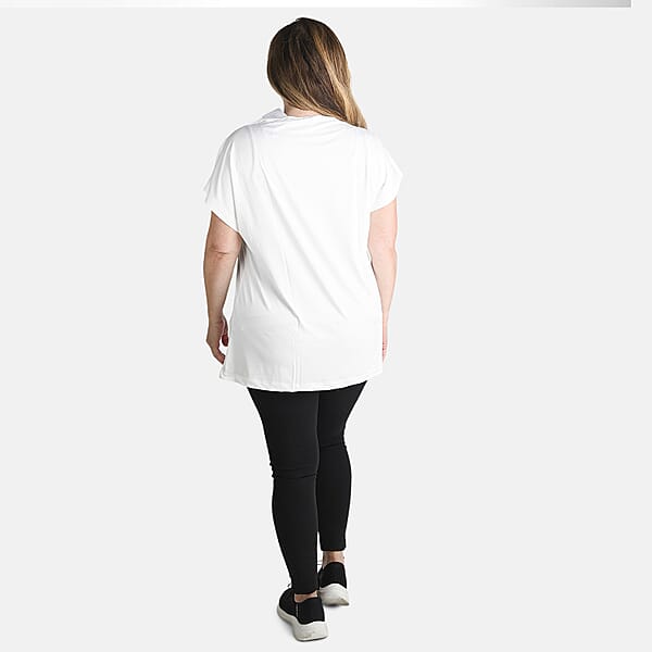 Shop Lc TAMSY White Rhinestone Half Top– One Size Fits Most