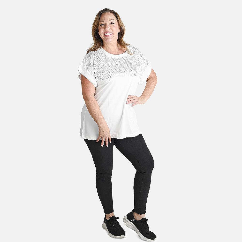 shop lc TAMSY White Rhinestone Half Top– One Size Fits Most