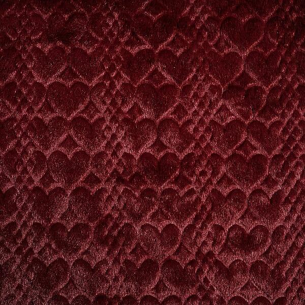 Shop Lc TAMSY Wine Jacquard Poncho With Fur Collar – One Size Fits Most