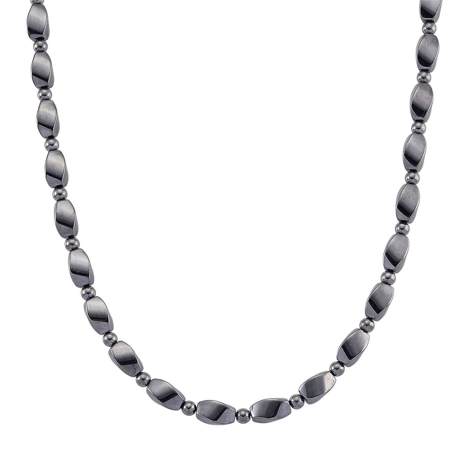 shop lc Terahertz 200.00 ctw Beaded Necklace in Stainless Steel 18 Inches