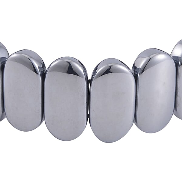 Shop Lc Terahertz 230.00 Ctw Oval Block Stretch Bracelet