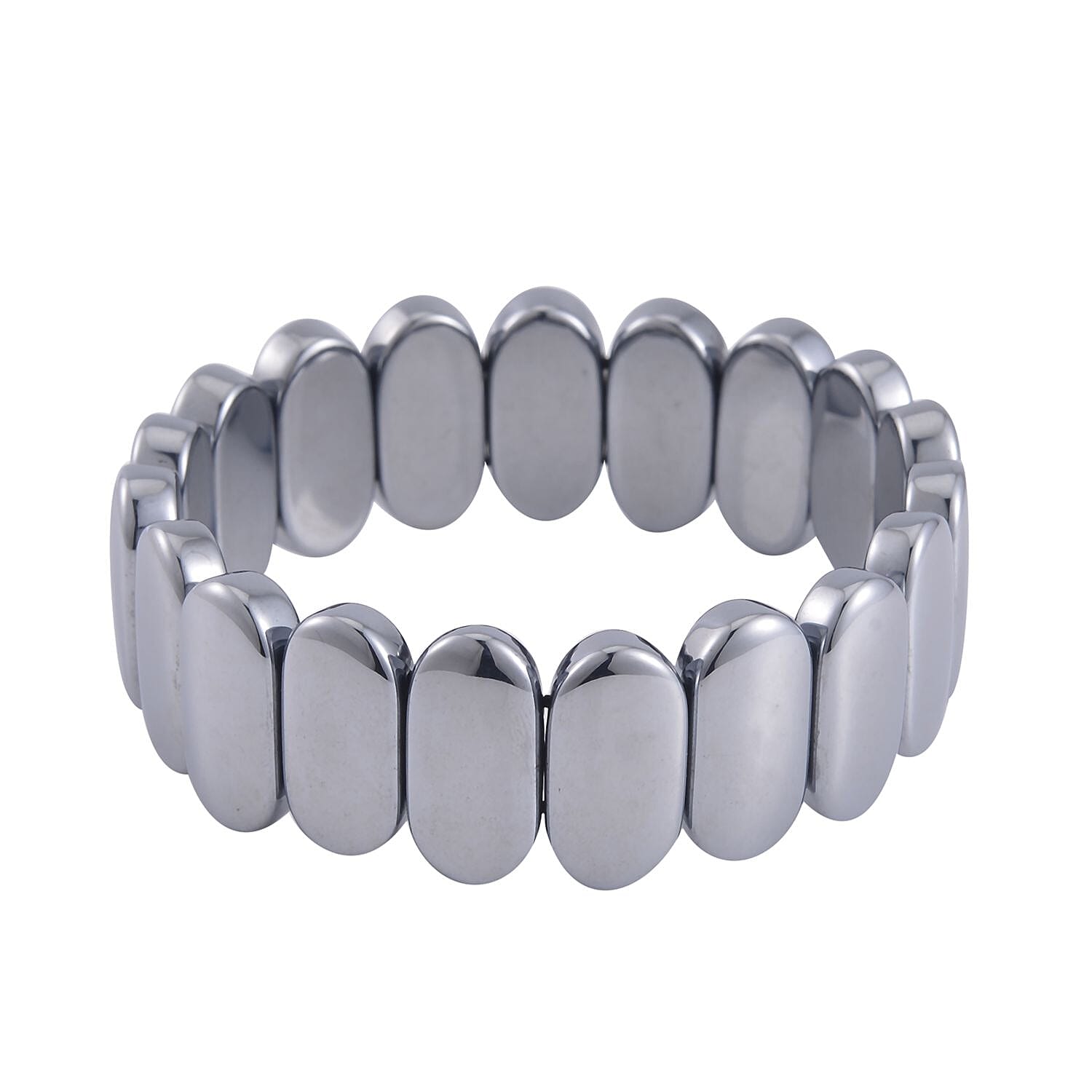 shop lc Terahertz 230.00 ctw Oval Block Stretch Bracelet