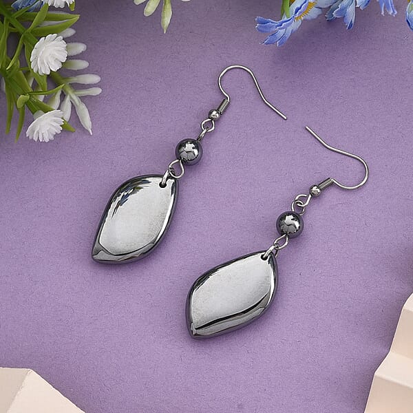 Shop Lc Terahertz 30.00 Ctw Fancy Teardrop Earrings In Stainless Steel