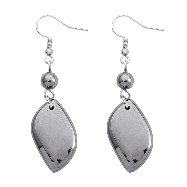 Shop Lc Terahertz 30.00 Ctw Fancy Teardrop Earrings In Stainless Steel