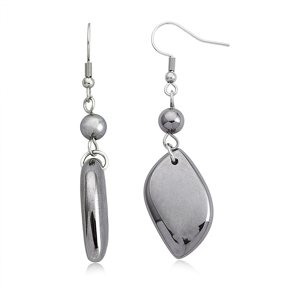 shop lc Terahertz 30.00 ctw Fancy Teardrop Earrings in Stainless Steel