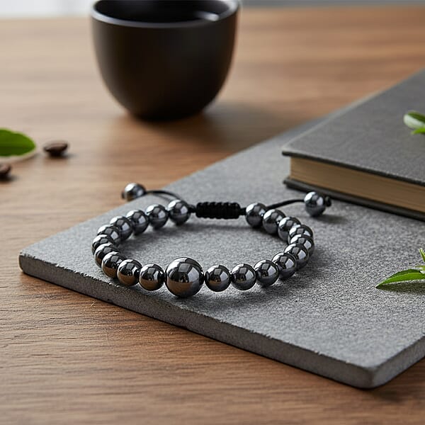 Shop Lc Terahertz 75.00 Ctw Beaded Stretch Bracelet