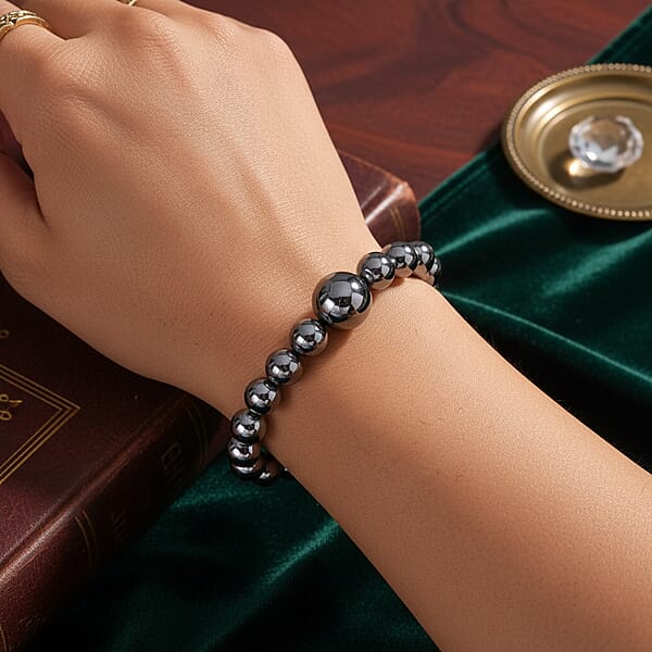 Shop Lc Terahertz 75.00 Ctw Beaded Stretch Bracelet