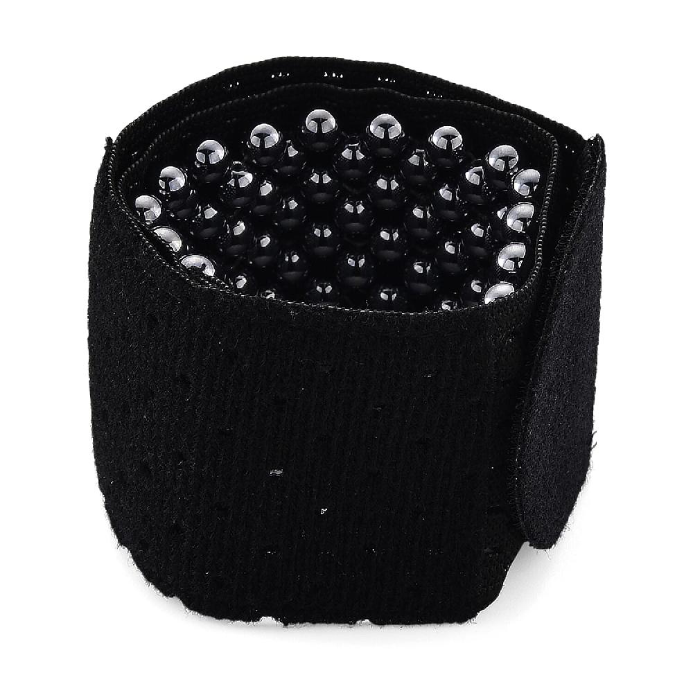 shop lc Terahertz Beaded Bracelet with Black Polyester Wrap 250.00 ctw (12.5 In)