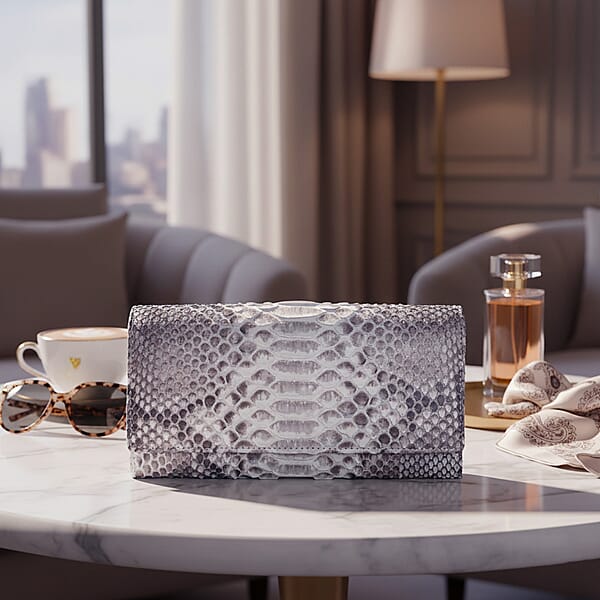 Shop Lc The Grand Pelle Handcrafted Natural Genuine Leather Envelope Clutch Bag