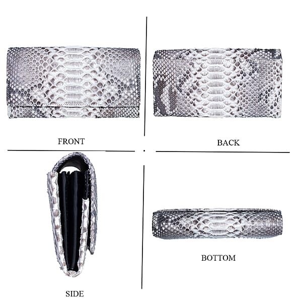 Shop Lc The Grand Pelle Handcrafted Natural Genuine Leather Envelope Clutch Bag