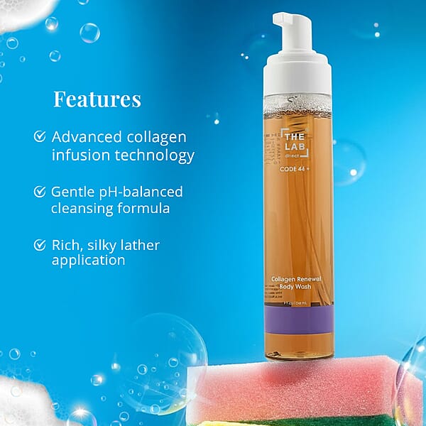 Shop Lc The Lab Direct Code 44 Collagen Renewal Body Wash (Ships In 5-7 Business Days)