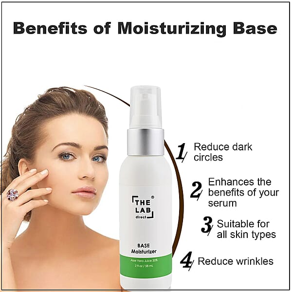 Shop Lc The Lab Direct Moisturizing Base 2fl Oz Moisturizing Serum Anti-Wrinkle Serum Best Anti Aging Skin Care Products (Ships In 5-7 Business Days)