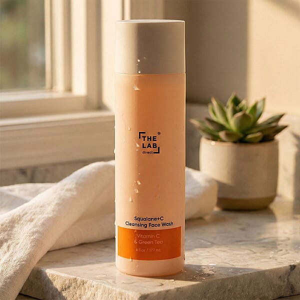 Shop Lc The Lab Direct Squalane Plus C Cleansing Face Wash (6 Oz) Face Cleanser For Oily Skin Best Facial Cleanser
