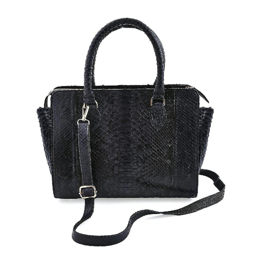 shop lc The Pelle Collection Dark Gray 100% Genuine Python Leather Tote Bag for Women Satchel Purse Shoulder Handbag Designer Tote Bag shop lc The Pelle Collection Dark Gray 100% Genuine Python Leather Tote Bag for Women Satchel Purse Shoulder Handbag Designer Tote Bag