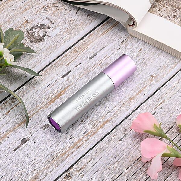 Shop Lc Therabliss Red Light Physiotherapy Flashlight - Silver With Purple (2200 MAh Battery Included)