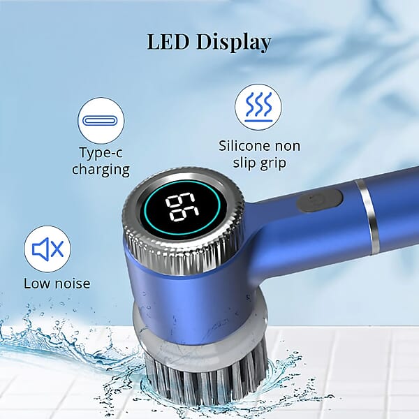 Shop Lc Total Vision 5pc Rechargeable Electric Spin Scrubber Set