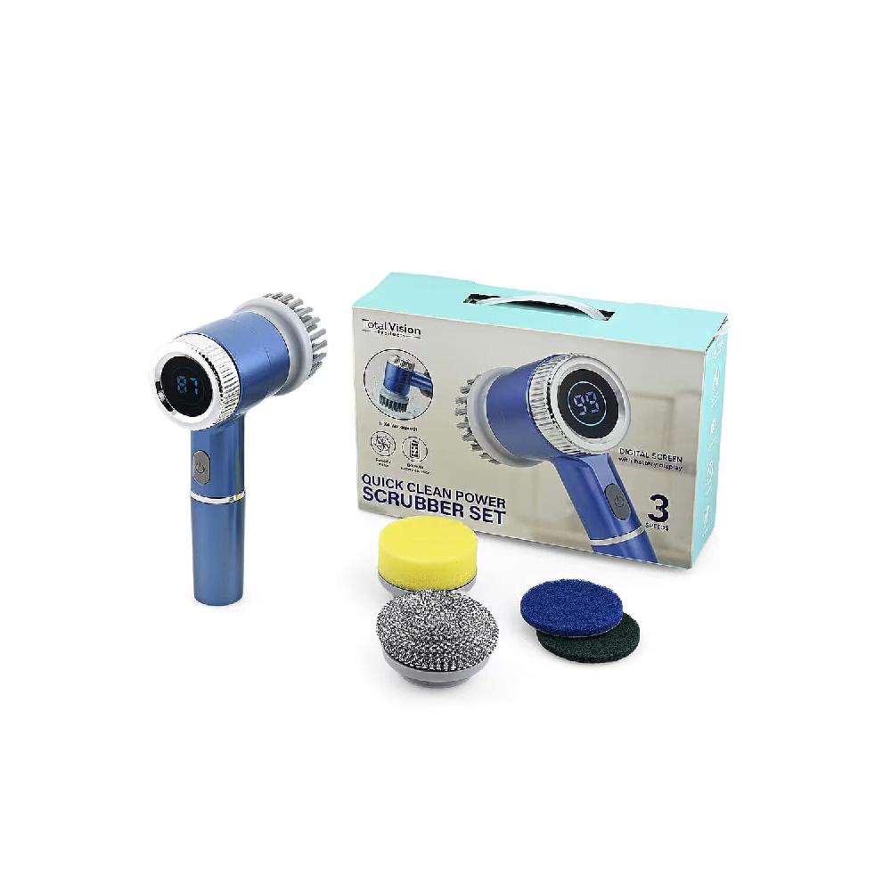 shop lc Total Vision 5pc Rechargeable Electric Spin Scrubber Set