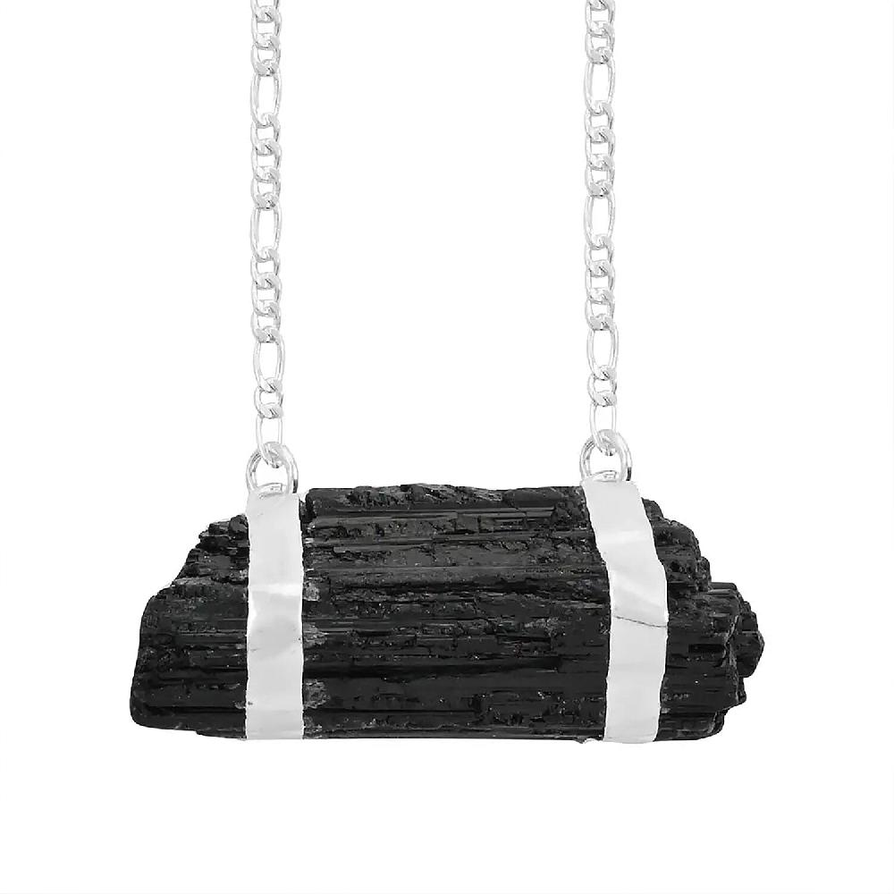 shop lc Tourmaline 73.50 ctw Necklace in Silvertone 32-34 Inches