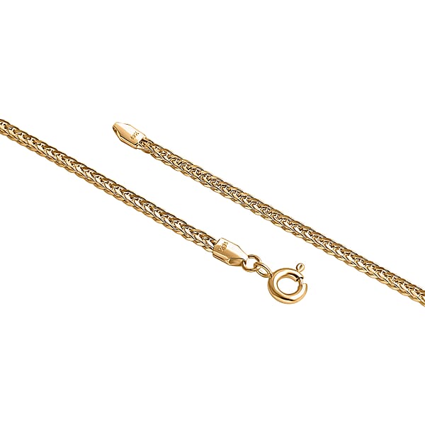 Shop Lc Triple Spiga Chain Bracelet In 18K Yellow Gold (7.25 In) 0.95 Grams