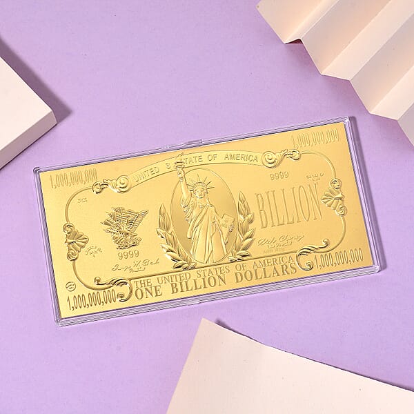 Shop Lc Valentine Special Deal 24K Golden A Billion Reasons To Believe In Gold Embossed Sheet (15.5x7.5cm) 100mg