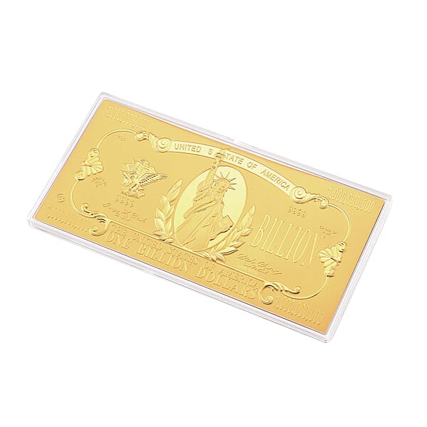 Shop Lc Valentine Special Deal 24K Golden A Billion Reasons To Believe In Gold Embossed Sheet (15.5x7.5cm) 100mg