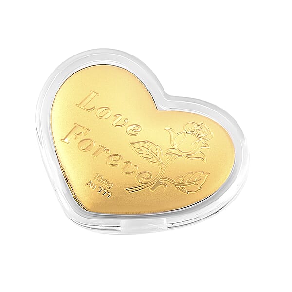 Shop Lc Valentine Special Deal 24K Golden Heart Of Forever Embossed Sheet 10mg