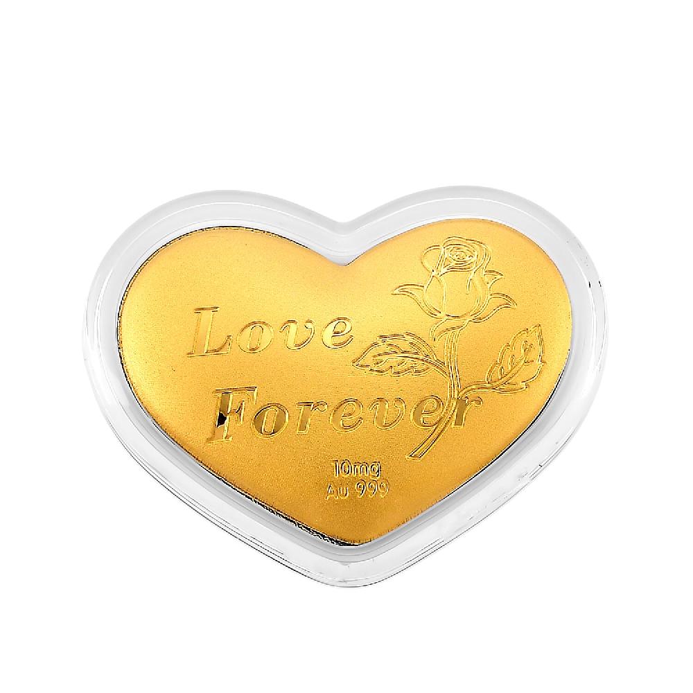 shop lc Valentine Special Deal 24K Golden Heart of Forever Embossed Sheet 10mg