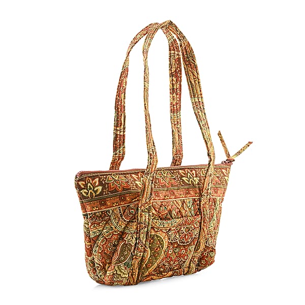 Shop Lc Vegas Closeout OK Green & Multi Color Paisley Quilted Shoulder Bag