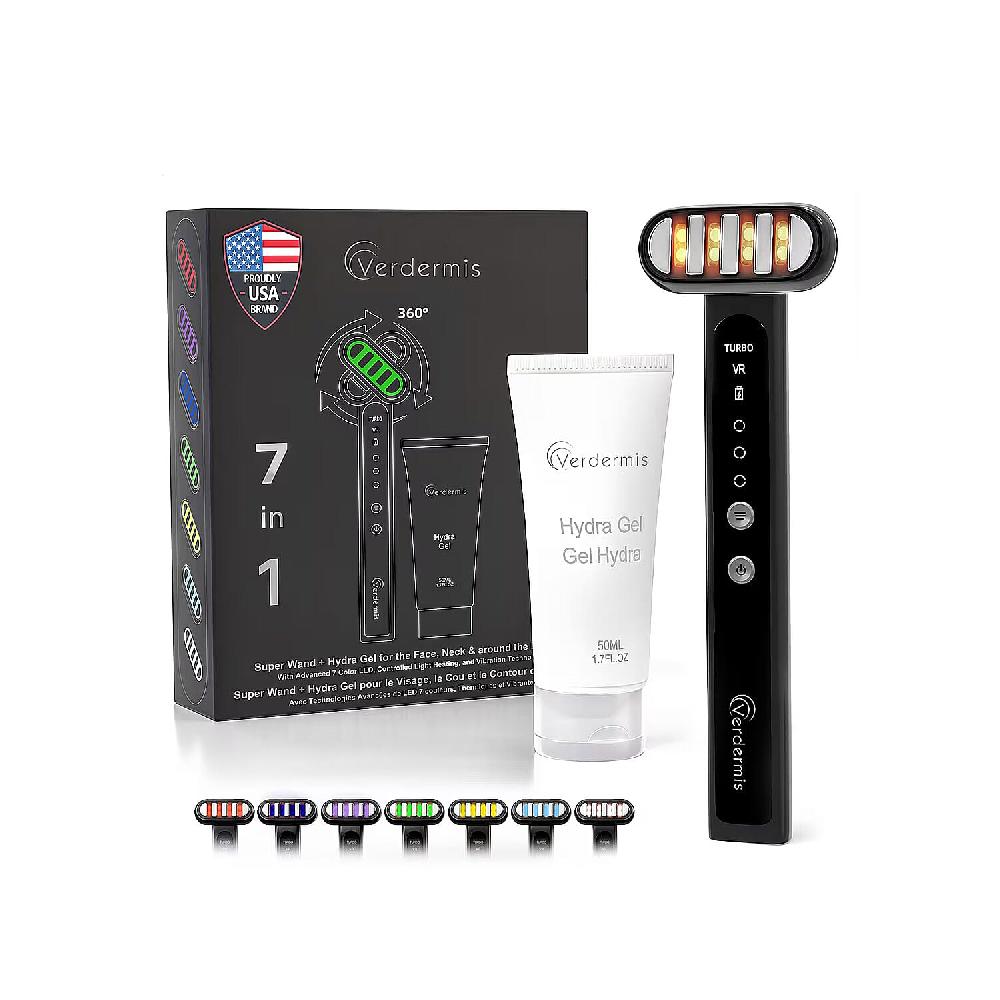 shop lc Verdermis 7in1 360 LED Super Wand with Hydra Gel (1.7oz) Lifetime Warranty