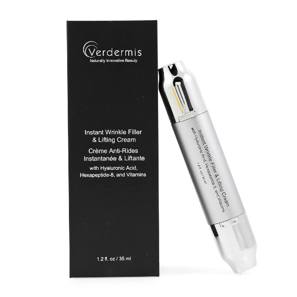 shop lc Verdermis Instant Wrinkle Filler & Lifting Cream with Hyaluronic Acid Hexapeptide-8 and Vitamin C (1.2oz)