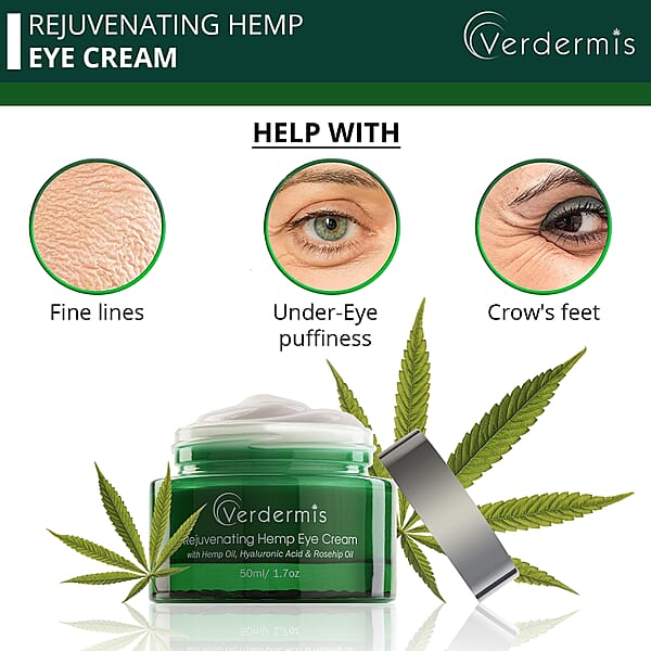 Shop Lc Verdermis Rejuvenating Hemp Eye Cream 50ml/1.7oz (Made In USA) Under Eye Cream