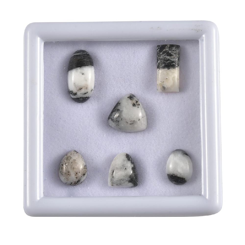 shop lc White Buffalo Assorted Box (Mix Mix mm) 15.00 ctw Loose Gemstone