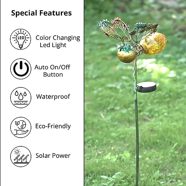 Shop Lc Yellow Bee Stake Pathway Solar LED Light Outdoor Decorative Solar Lights With Stake For Lawn Garden Yard Pathway Decorations