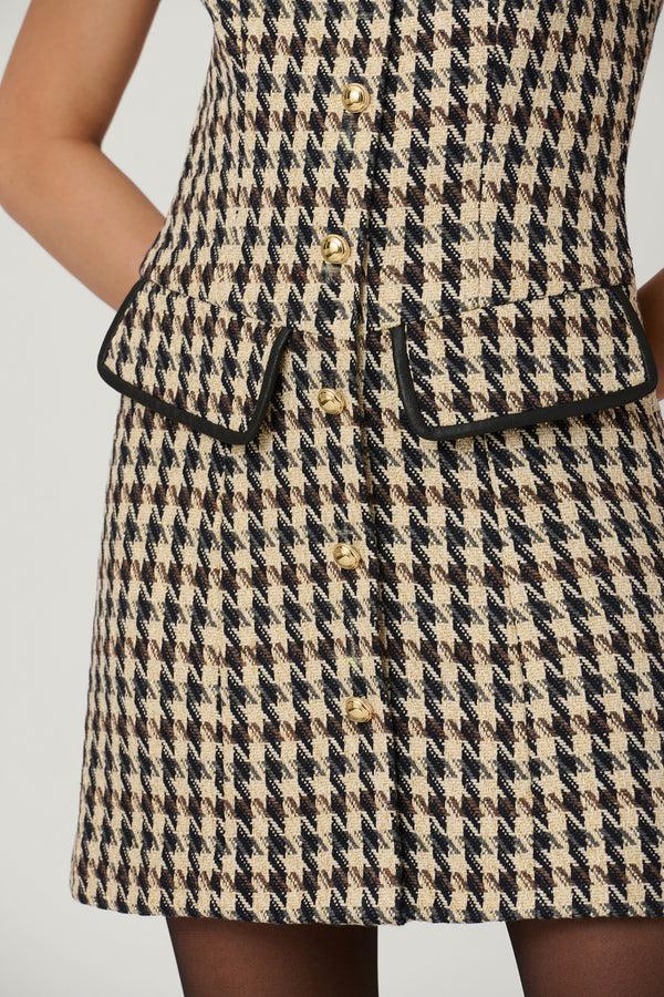 Shoshanna Abigail Dress Black Multi