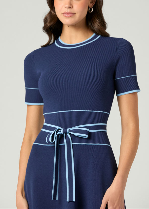 Shoshanna Addison Dress Navy