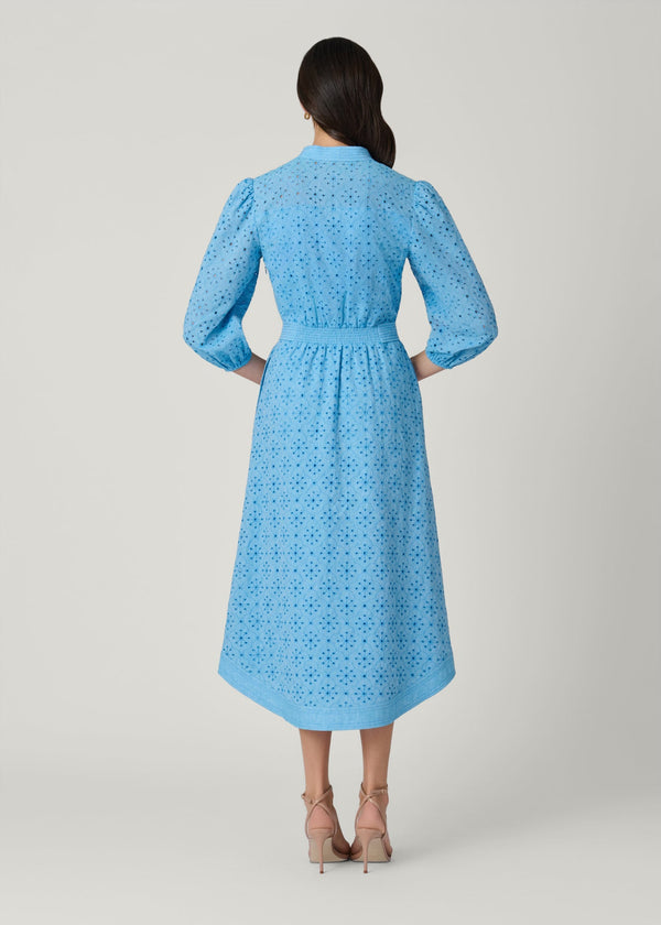 Shoshanna Adele Dress Cyan