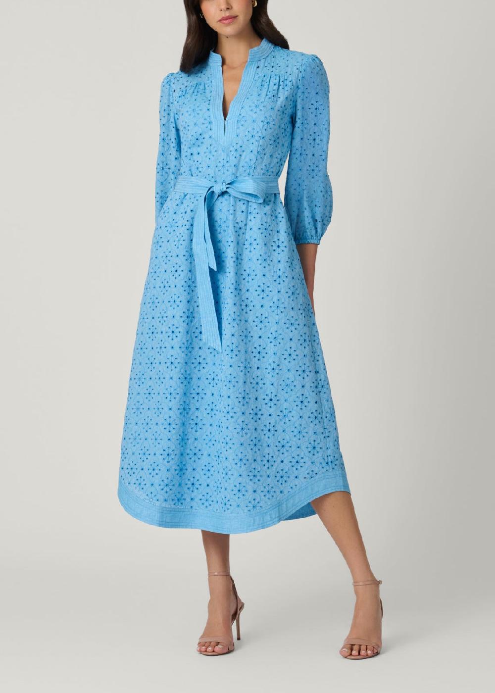 shoshanna Adele Dress Cyan shoshanna Adele Dress Cyan