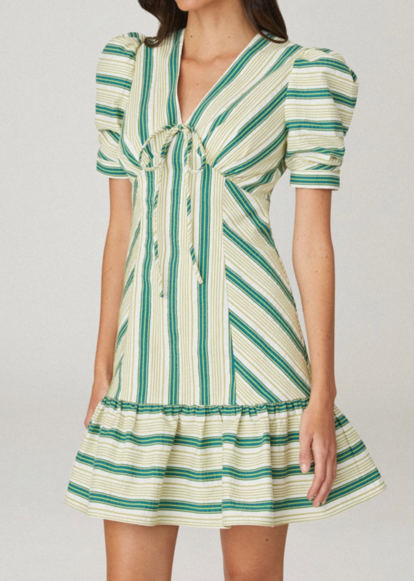 shoshanna Alesia Dress Spring Green