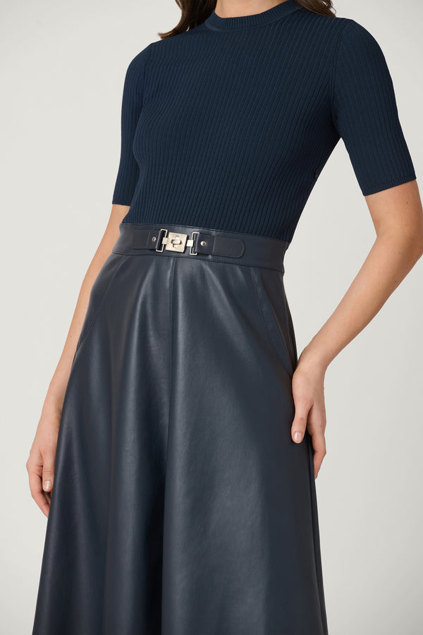 Shoshanna Angela Dress Navy