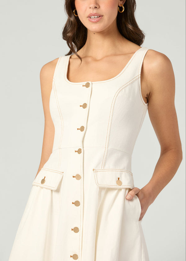 Shoshanna Belle Dress Ivory