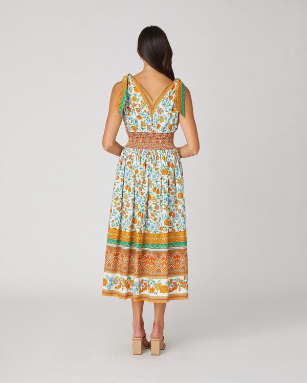 Shoshanna Bree Dress Ivory Multi