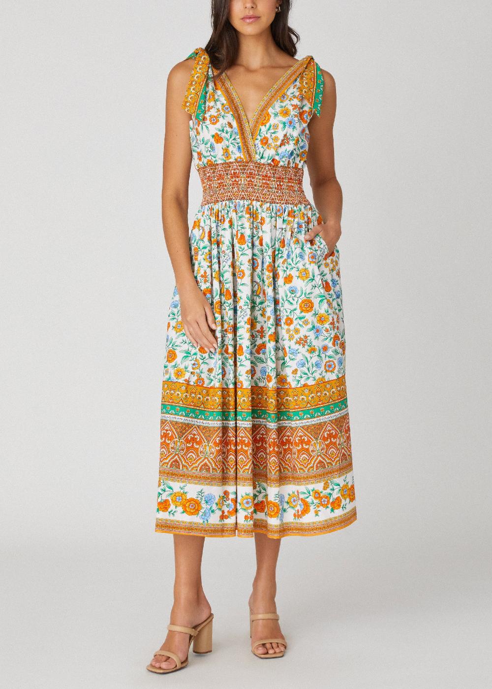 shoshanna Bree Dress Ivory Multi