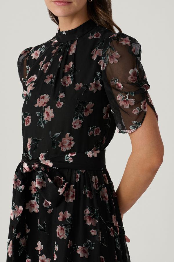 Shoshanna Brittany Dress Black Multi