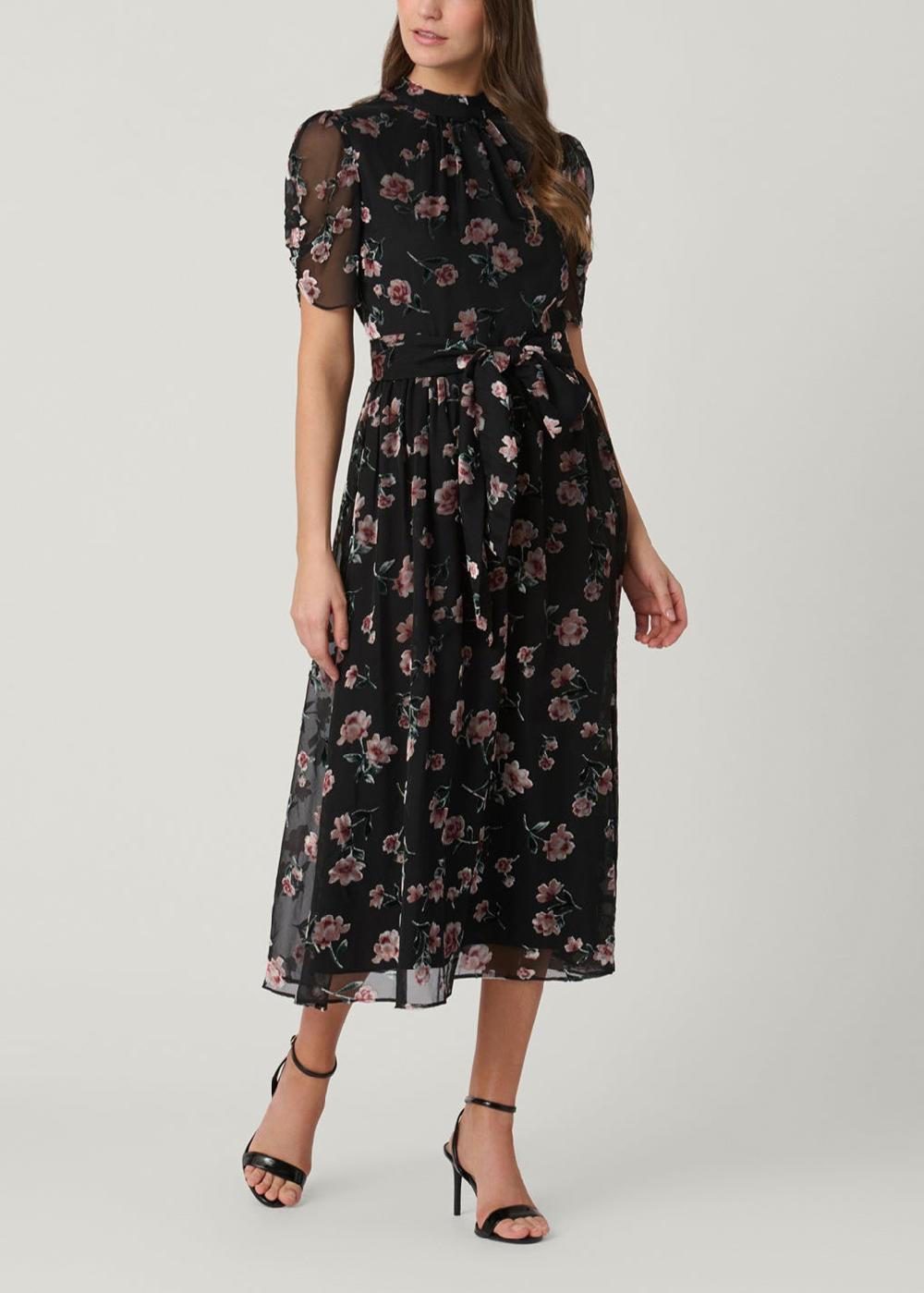 shoshanna Brittany Dress Black Multi