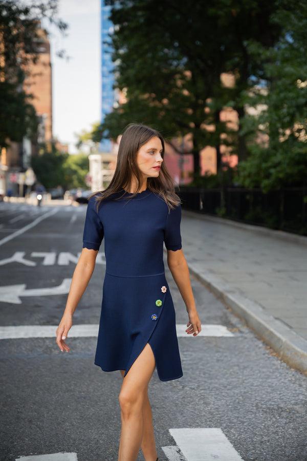 Shoshanna Celeste Dress Navy