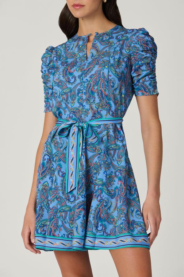 Shoshanna Emerson Dress Blue Multi