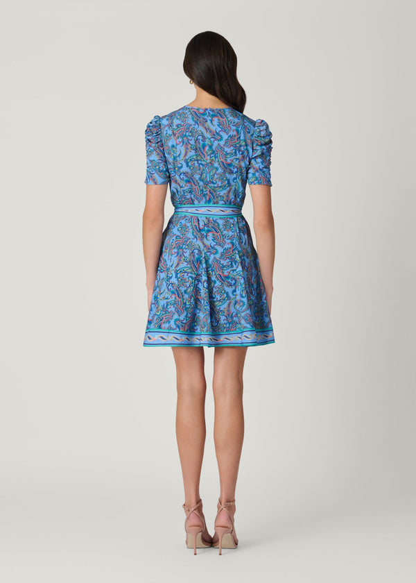 Shoshanna Emerson Dress Blue Multi
