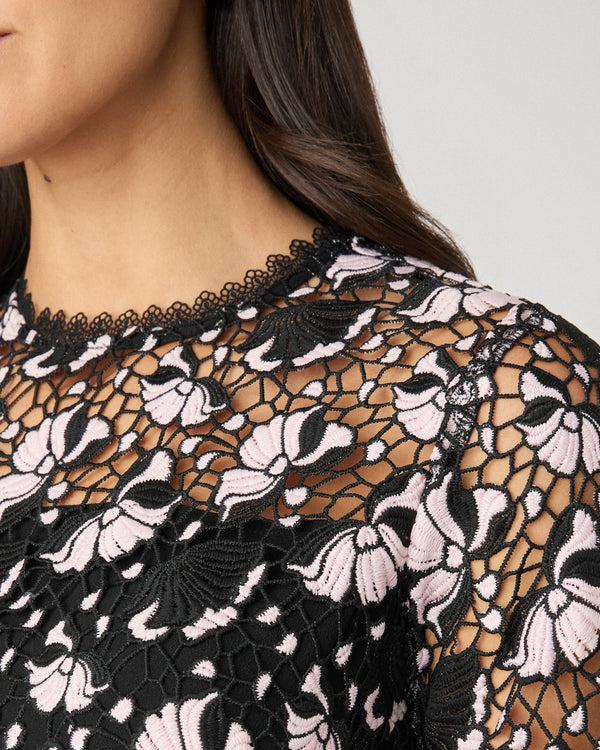 Shoshanna Gracie Dress Black/Blush